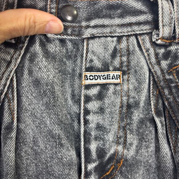 90's vintage cargo jeans boys 2T charcoal gray/black - Picture 7 of 7